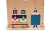 LILLIPUTIENS Drewniana rozkładana Szkoła z 3 figurkami i akcesoriami 3 lata+