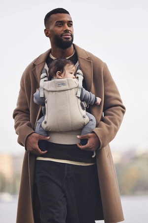 BABYBJORN - nosidełko Harmony, Woven Jasny Beż melanż