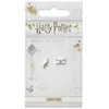 Kolczyki Harry Potter - Hedwiga i list (posrebrzane)