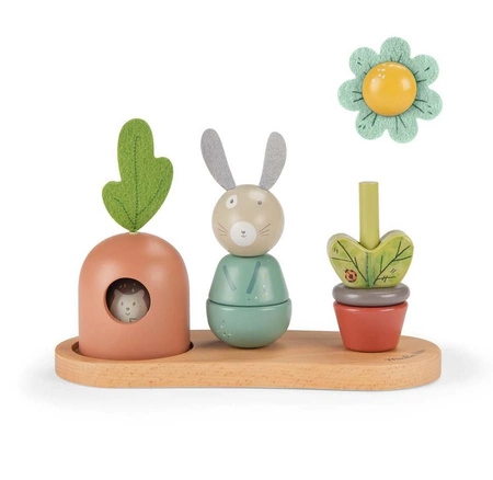 Drewniana układanka TRZY MAŁE KRÓLIKI 678111