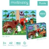 Mudpuppy Puzzle sensoryczne z miękkimi aplikacjami Las 42 elementy 3+