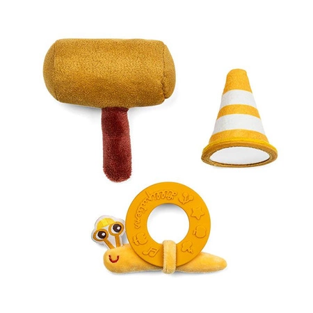 Lilliputiens Przytulanka aktywizująca wielofunkcyjna z akcesoriami Piesek Jules 9 m+