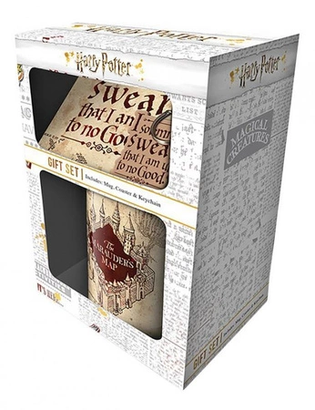 Zestaw prezentowy Harry Potter: kubek, podkladka, brelok