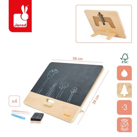 Tablica nablatowa z akcesoriami 3+, Janod