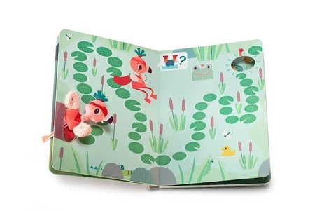 LILLIPUTIENS Książeczka przygodowa z mini-przytulanką kartonowa „Anais superbohaterka” 2 l+