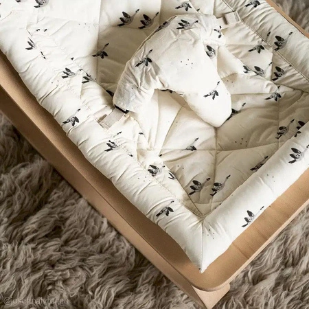 Charlie Crane Leżaczek Levo buk Goose Rose in April Fawn