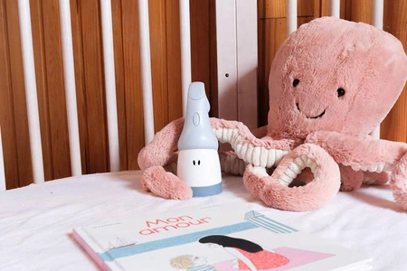 BEABA Lampka nocna LED przenośna z latarką Pixie 90h świecenia Blue