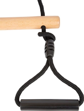 Huśtawka trapez i obręcze gimnastyczne koła Black Line 12409 Small Foot zabawy w plenerze