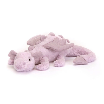 JellyCat Smok Lawendowy 50 cm