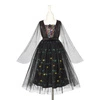 Souza! Kostium sukienka tiulowa z cekinami i lampkami LED czarownica Agatha 8-10 lat