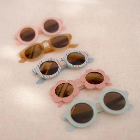 Little Dutch Okulary okrągłe Soft Pink