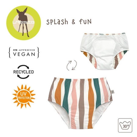 Lassig Majteczki pieluszka do pływania Splash & Fun Fale pink/nature, rozm. 74/80