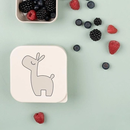 Done by Deer Zestaw Pojemników na Przekąski 3szt Lalee Sand