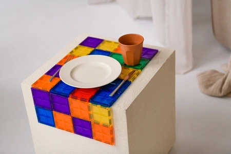 COBLO, magnetyczne klocki konstrukcyjne Basic 100 + 10 brokat GRATIS EDYCJA LIMITOWANA