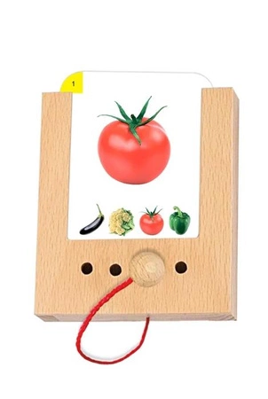 WiemTo Karty Rozpoznawanie Warzyw dla Dzieci 2+