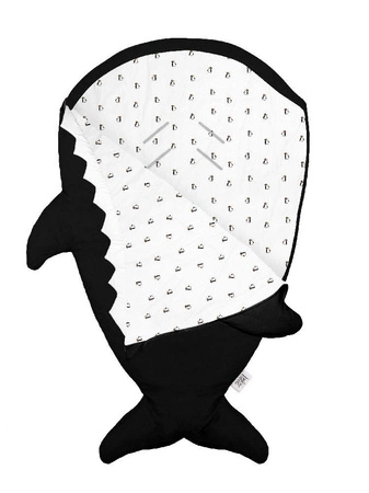 Baby Bites Śpiworek light Orca (1-18 m) Penguins Black