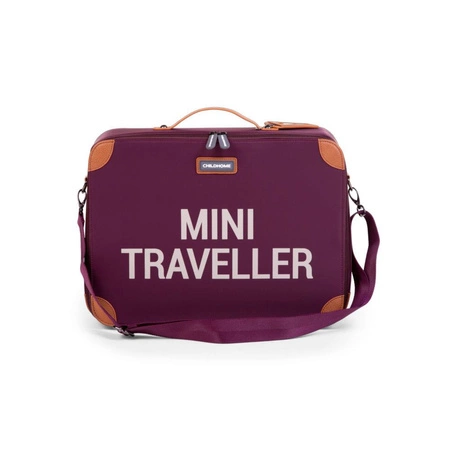 Childhome Walizka dziecięca Mini traveller Aubergine