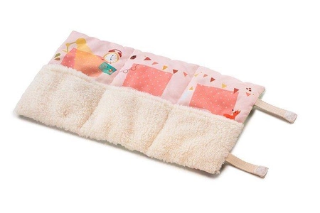 LILLIPUTIENS Mini - przytulanki rodzina lisków z rozkładaną matą Lisiczka Alice 2 lata+