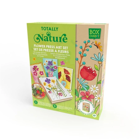 Box Candiy, zestaw artystyczny z prasą do suszenia roślin
