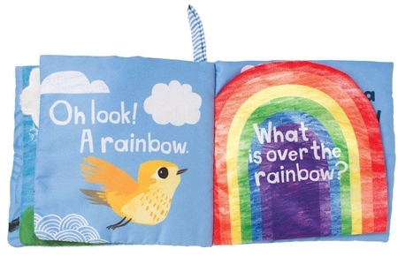 Książeczka interaktywna, Mały ptaszek, 216130-Manhattan Toy, zabawki dla niemowląt