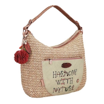 Torebka Anekke duża, z rafii, jedno ucho | Anekke Jungle