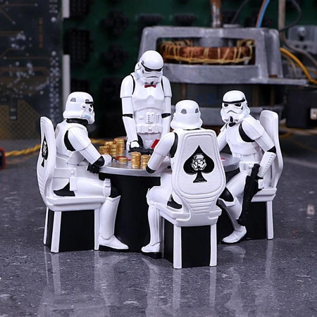 Poker Stormtrooper Diorama Figurka Star Wars