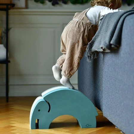 Zabawka wspierająca sensorykę i motorykę Słoń bObles M Green haze