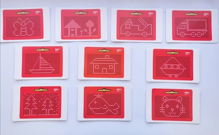 Duża magnetyczna tablica Apli Kids