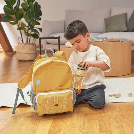 Lassig Plecak na kółkach z odczepianym stelażem 2w1 About Friends Lew