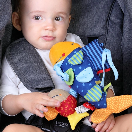 Zabawka aktywnościowa Rybki szeleścik grzechotka gryzak piszczałka sigikid