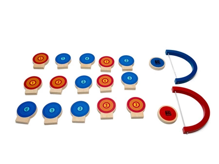 BS Toys, drewniana gra zręcznościowa Kolorowy cel