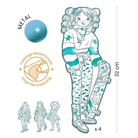 Kolorowanki elegantki - Angele DJ09547