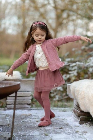 Little Dutch Rajstopy 2-pak Sand / Warm rose rozm. 74/80