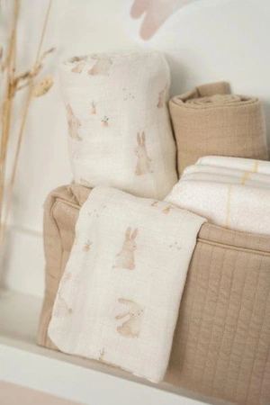 Little Dutch Chusteczki muślinowe 25x25 cm Blueberry Leaves & Sage