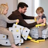 MODU - Half Ball Kit - piankowe półkule rozwijające motorykę dużą, żółte
