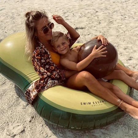 The Swim Essentials Materac do pływania Avocado z piłką 2020SE08