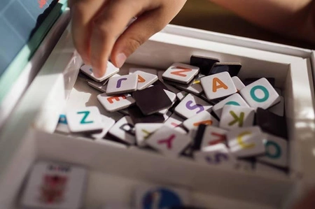 Magnetyczna układanka Polski Alfabet Magnetibook, Janod