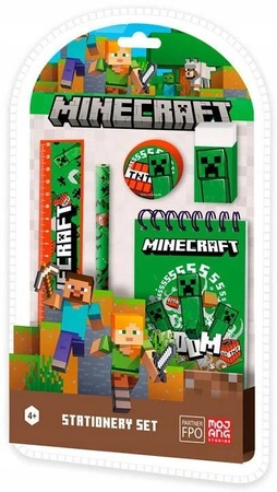 Zestaw piśmienniczy Minecraft 5 elementów MC00038