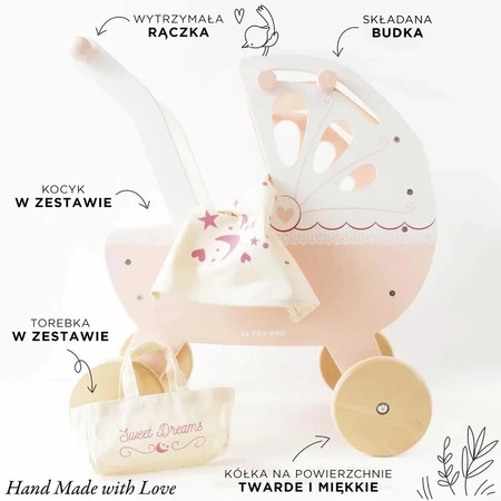 Wózek dla lalek Sweetdreams Le Toy Van