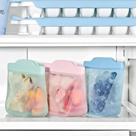 OXO Silikonowe Woreczki Strunowe 2 szt. Opal & Dusk