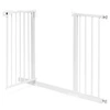 Bramka barierka zabezpieczająca 74-132 cm na schody i drzwi stal dodatkowe panele biała ECOTOYS