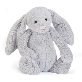JellyCat Bashful królik szary 67cm