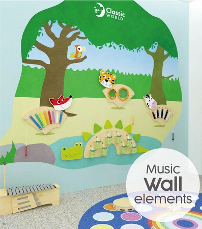 CLASSIC WORLD EDU Muzyczna Tablica Ścienna TYGRYSEK