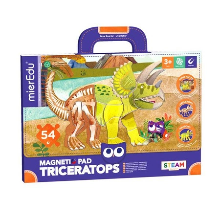 mierEdu Zabawa magnetyczna - Triceratops ME0545