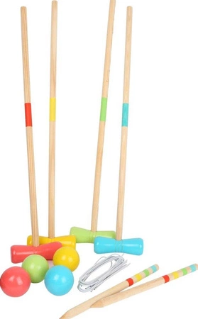Zestaw do krokieta Croquet „Active“ 12033-Small Foot, zręcznościowe gry dla dzieci