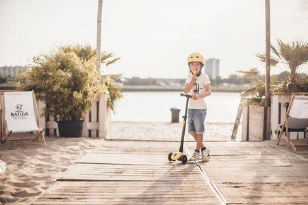 SCOOTANDRIDE Kask S-M dla dzieci 3+ Lemon