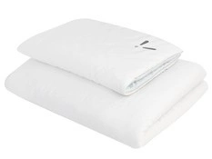 Pościel dziecięca Junior z wypełnieniem 100x150 cm dwustronna szary&piaskowy PIAPIMO