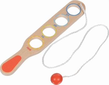 Gra zręcznościowa Złap piłkę Goki 62881 zabawki drewniane