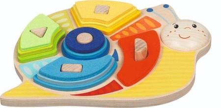 Sorter Ślimak 58399-Goki, zabawki edukacyjne dla dzieci
