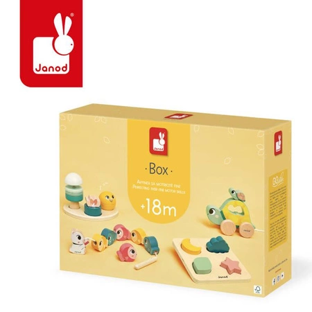 Zestaw zabawek edukacyjnych Box 18 m-cy, Janod